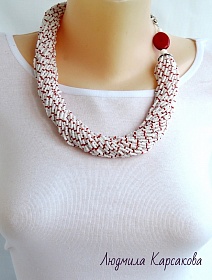 Beaded necklace "Michelle"