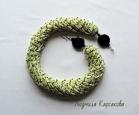 Beaded necklace "Nicole"